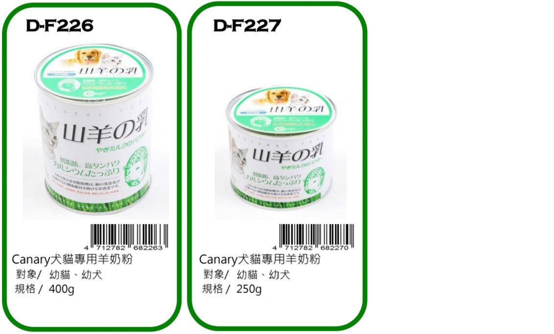 Canary dog food