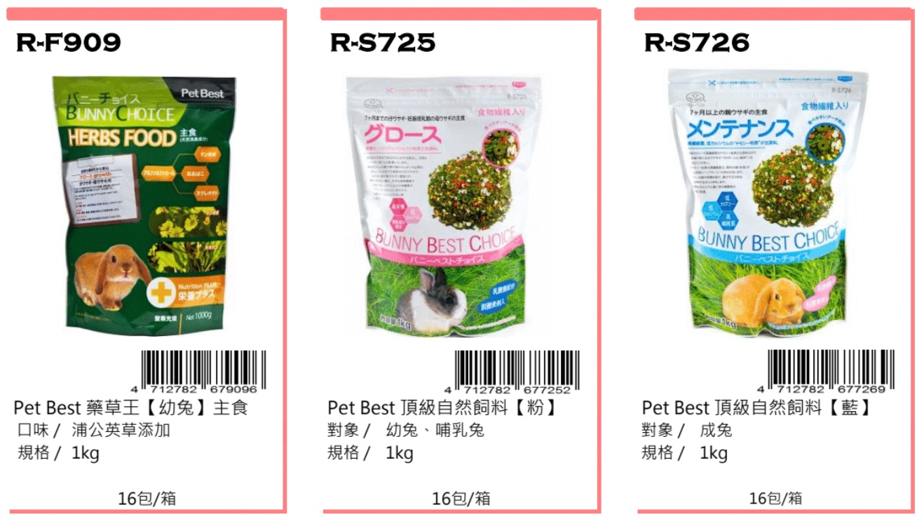 PetBest rabbit food