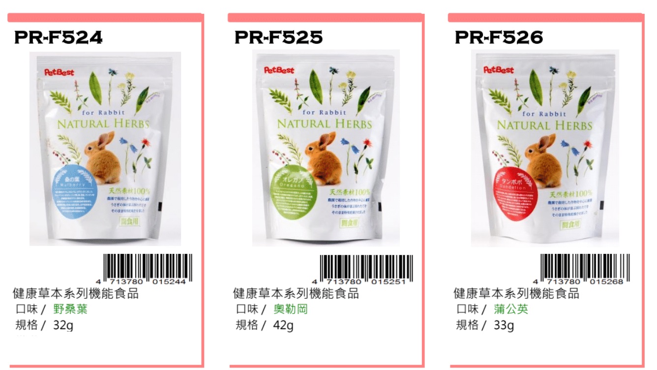 PetBest rabbit food