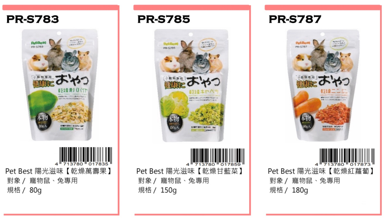 Petbest rabbit food
