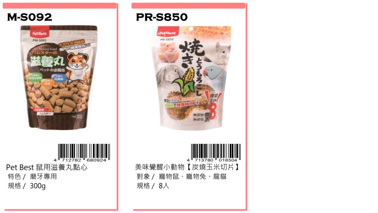 Petbest rat food