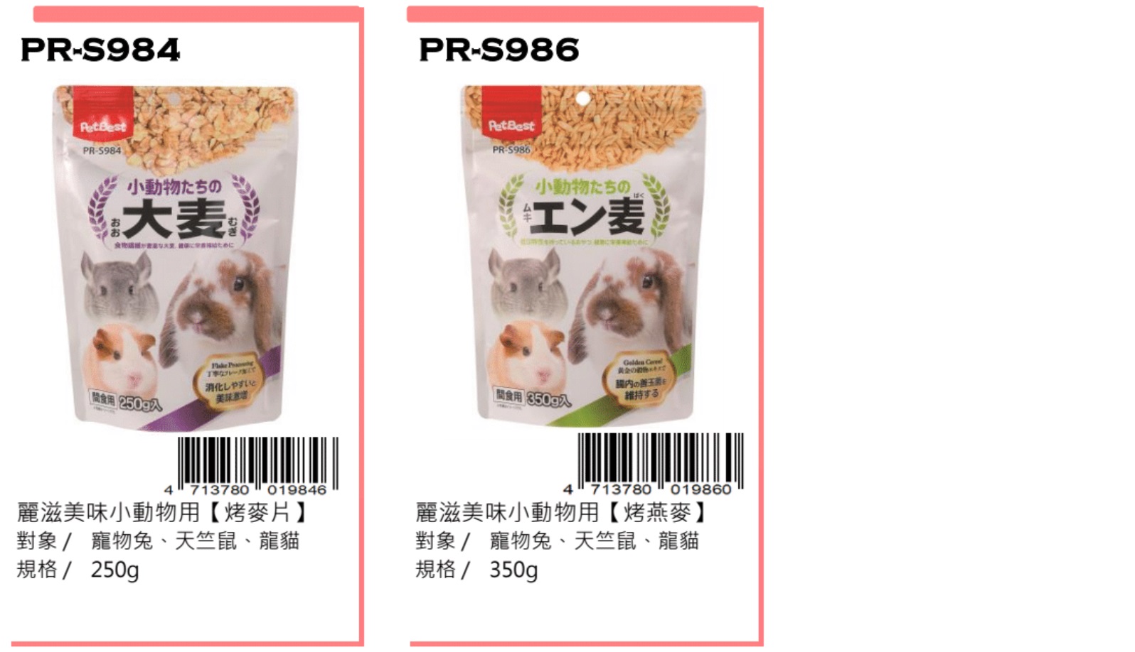 Petbest rat food