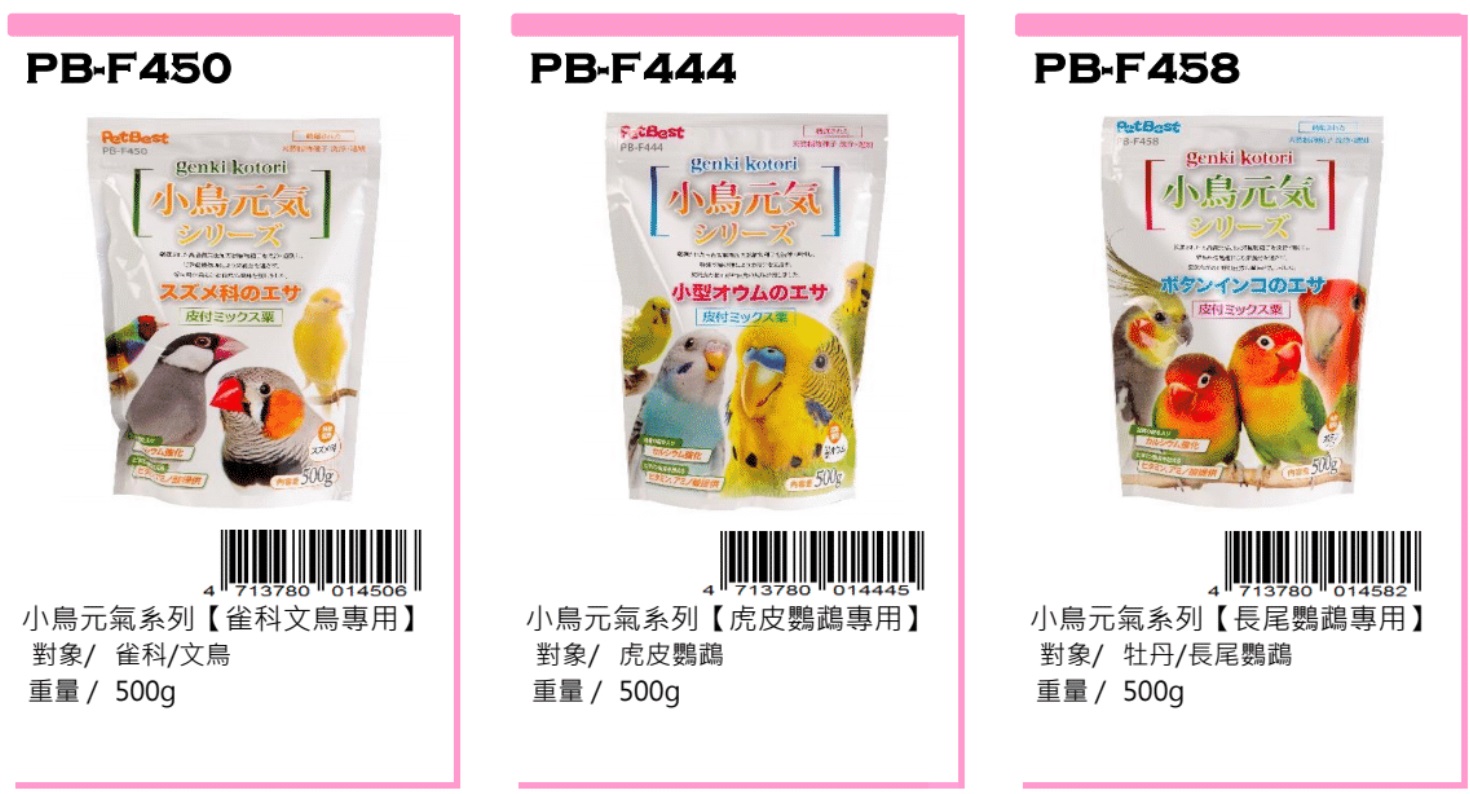 Petbest bird food